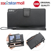 Dompet Kulit Import Unisex Panjang Wanita Bisa Pria Baellerry Original Banyak Slot