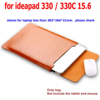 Sleeve For Lenovo Ideapad 310 330 320 330C 15 330-15 Inch Laptop Pu Cover Case For Ideapad Bag Fashion Notebook Pouch Gift