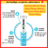 Viên sủi Magie + Vitamin nhóm B KUDOS BALANCE hỗ trợ giảm stress, ngủ ngon, tinh thần thoải mái (20