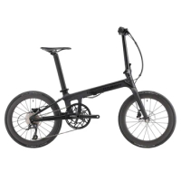KABON Full Carbon Folding Bike 20 Inch Foldable Bike with Shimano 105 R7000 Groupset Hydraulic Disc Brake Bicycle Carbon Wheels