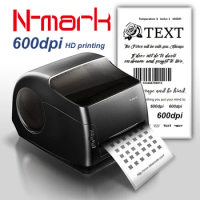 N-mark D461 609dpi thermal transfer printer RFID sticker printer barcode Sticker Printer with high precision and high efficiency