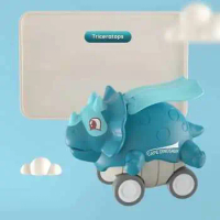 Mainan Edukasi PATPAT Mainan Mobil Dinosaurus Car Toy Game Press Push Pterosaur - PT2 Exclusive New