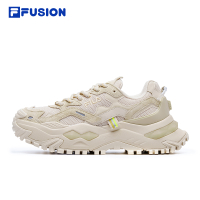 ลูกอมแข็ง FILA FUSION  รองเท้าผู้หญิง Fila รองเท้าพ่อที่มีน้ำหนักเบา เพิ่มความสูง รองเท้าผ้าใบหนาสบา