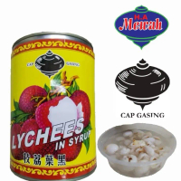 567g Cap Gasing Lychees In Syrup/ Laici Bersirap