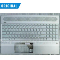 New Original Top Cover Upper Case For HP Pavilion 15-CS 15CS 15-CW Palmrest With Backlit Keyboard Sliver L24752-001