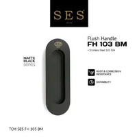 Handle Tanam Pintu Geser / Flush Pull SES FH 103 BM Sus 304