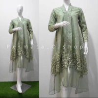 Permata Olshop / Kebaya Long Tunik Floy Tutu / Kebaya Semi Gamis Modern / Kebaya Busui / Kebaya Wisu