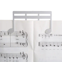 Pianos Stand Song Book Page Holder Clip Music Score Note Textbook Clips Sheet Keyboard Metal Portable Clamp for Practice