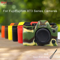Silicone Case Camera Bag for Fujifilm XT3 X-T3 Fujifilm Smart Mirrorless Digital Camera Accessories Fuji Accessories