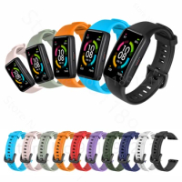 Silicone Watch Band For Huawei Band 6 Pro Replacement Bracelet Wrist Strap Belt For Honor Band 6 Sports Smart Watch Accessories