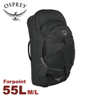 【OSPREY 美國 Farpoint 55 火山灰 M/L 旅行背包 】Farpoint 55/55L/旅行背包/子母包