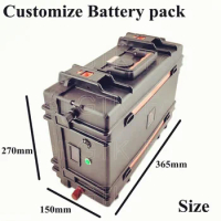 High power 72V 4000W Lithium Battery 72V 30AH E-Bike battery 72V Battery pack Use 50A BMS suitcase portable ups and 5A Charger