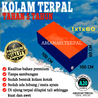 Terpal Kolam Ikan A20 / 100x100x60 / 1x1x60