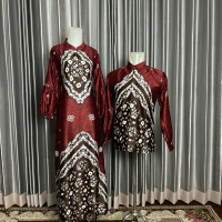 COUPLE GAMIS/ TUNIK /KEMEJA JUMPUTAN SILKY Nyaman Lembut Dress Mewah KHAS PALEMBANG