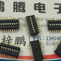 2PCS/lot DHN(F)-08 Taiwan round DIP patch DIP switch 8 digits 1.27mm spacing plus the coded set foot SMD