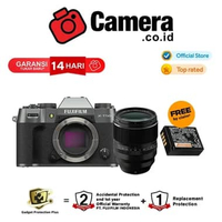CAMERA.CO.ID - FUJIFILM X-T50 / Fuji XT50 Body Only Mirrorless Camera GARANSI RESMI Charcoal Silver 