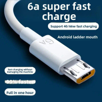Fast Charge 6A Data Cable for Honor Play 6/6x/6c/6a Android Mobile Phone Long Extended Small Head Qu