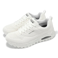 【SKECHERS】休閒鞋 Uno Rugged-Wat-Air-Proof 男鞋 白 防潑水 氣墊 支撐 全白(183048-WHT)