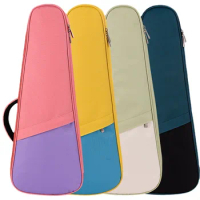 23/24/26/27 Inch Portable Ukulele Bag Soft Case 10mm Padded Sponge Concert Gig Bag Ukelele Mini Guitar Waterproof Backpack