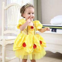 Fairyland | 8530 Kostum bayi Princess Belle Beauty Gaun  Ultah Baju Pesta Ulang tahun Anak import