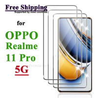 Screen Protector for OPPO Realme 11 Pro 5G Tempered Glass 9H 3D Curved Protective Anti Scratch Fingerprint Scan Bubble free