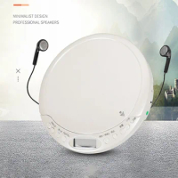 Convenient White Record Player Portable CD Walkman Smart Bluetooth Player Portable Fetal Education Machine