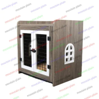 wooden Dog House Dog Cage Crate Furniture bunny rabbit hutch pet house for sale