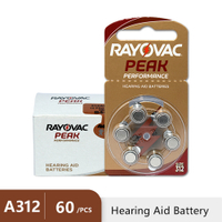 Pin Máy Trợ Thính RAYOVAC PEAK 60 Chiếc (10 Thẻ) A312 312A ZA312 312 PR41 S312 60 Chiếc Pin Máy Trợ