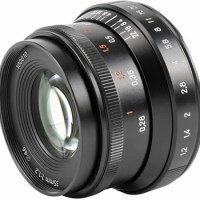 7artisans 35mm F1.2 II APS-C Manual Focus Camera Prime Portrait Lens for Fujifilm X-Mount X-A1 X-A10 X-A2 X-A3 X-M1 X-M2 X-A5 X-