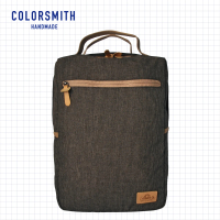【COLORSMITH】UC．筆電手提後背兩用包．UC-2202-BR(台灣原創品包包品牌)