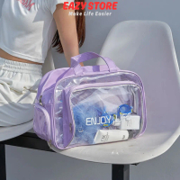 กระเป๋ากันน้ำ EAZY Enjoy Life กระเป๋าฟิตเนส ว่ายน้ำ PVCแบบใส ขนาดใหญ่ พร้อมช่องใส่รองเท้า
