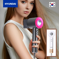 韓國 2億負離子高速風筒 HC-157 [白+金色] 1600W 冷-暖-熱-循環 4模式 兩檔 吹風機 珍珠白金