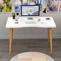 免運 簡約電腦桌北歐風書桌家用學生臺式桌現代臥室寫字桌簡易辦公桌子