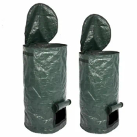 Reusable Yard Waste Bags Environmental Organic Ferment Waste Collector Lawn Pool Garden Waste Bag Refuse Composter Sacks