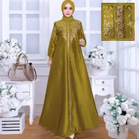 KRS5 model baju gamis pesta mewah dan elegan simple terbaru army