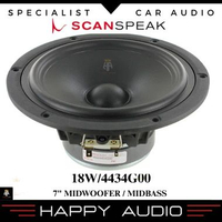 Midwoofer / Midbass 7 inch Scan Speak 18W/4434G00 18cm Mid woofer 4 ohm Original