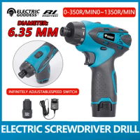Electric Goddess Mini Suitable with 12V Battery Electric Screwdriver Drill Impact Driver Adjustable Torque Household Power Tools