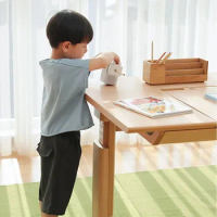 Ergonomic Wooden Tables Folding Room Minimalist Kid Table Makeup Children Mesinha Com Cadeira Infantil Kin Home Furniture