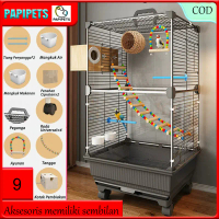 Sangkar Burung Kecil Small Bird Cage Portable Bird House Easy Clean for Lovebird Parakeet Use Hiasan