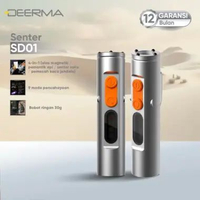 Deerma SD01 Senter LED Super Terang Jarak Jauh 4-in-1 / Rechargeable Senter Swat Police Terbaik