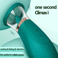 Clitoral Sucking Tongue Vibrator Licking Clitoris Stimulator Nipples G Spot Vagina Orgasm Sucker Sex Toys For Women Masturbator