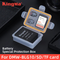 KingMa Battery Plastic Case Battery Holder Storage Box for Panasonic Camera BLG10 Battery Lumix DMC-GF3 GF6 GX7 GX85