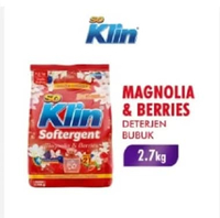 SOKLIN Sabun Cuci Baju Deterjen Bubuk 2.7kg - So Klin Softener Detergent 2.7 kg RED