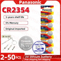 Original Panasonic 2-50PCS CR2354 Button Battery 3V Lithium Battery Is Suitable for Instrument Tesla Special Remote Control