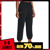 【UNDER ARMOUR】女 Armoursport Woven Cargo 長褲_1382696-001