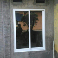 Pintu Aluminium YKK Alexindo Alco Hampton Inkalum DII Kusen 4inci & 3inci Daun Panel Kaca Pintu Slei
