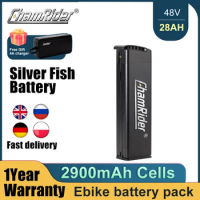 ChamRider-Silverfish Lithium Electric Bike Battery, Original, 18650, 48V, 20Ah, 15Ah, 30A, BMS, 1000W, 21700, 18650