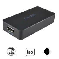 Ezcap270 Live Box HDMI-compatible Game Capture Card HD 1080P Video Record And Live Streaming For iOS And Android System