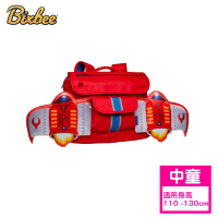 【美國Bixbee】飛飛童趣系列火鳥紅噴射機中童背包
