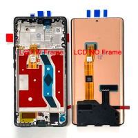 6.67"Original AMOLED For Huawei Honor X9a LCD X40 LCD Display Screen Touch Digitizer For Honor Magic5 Lite Magic 5 Lite 5G Frame